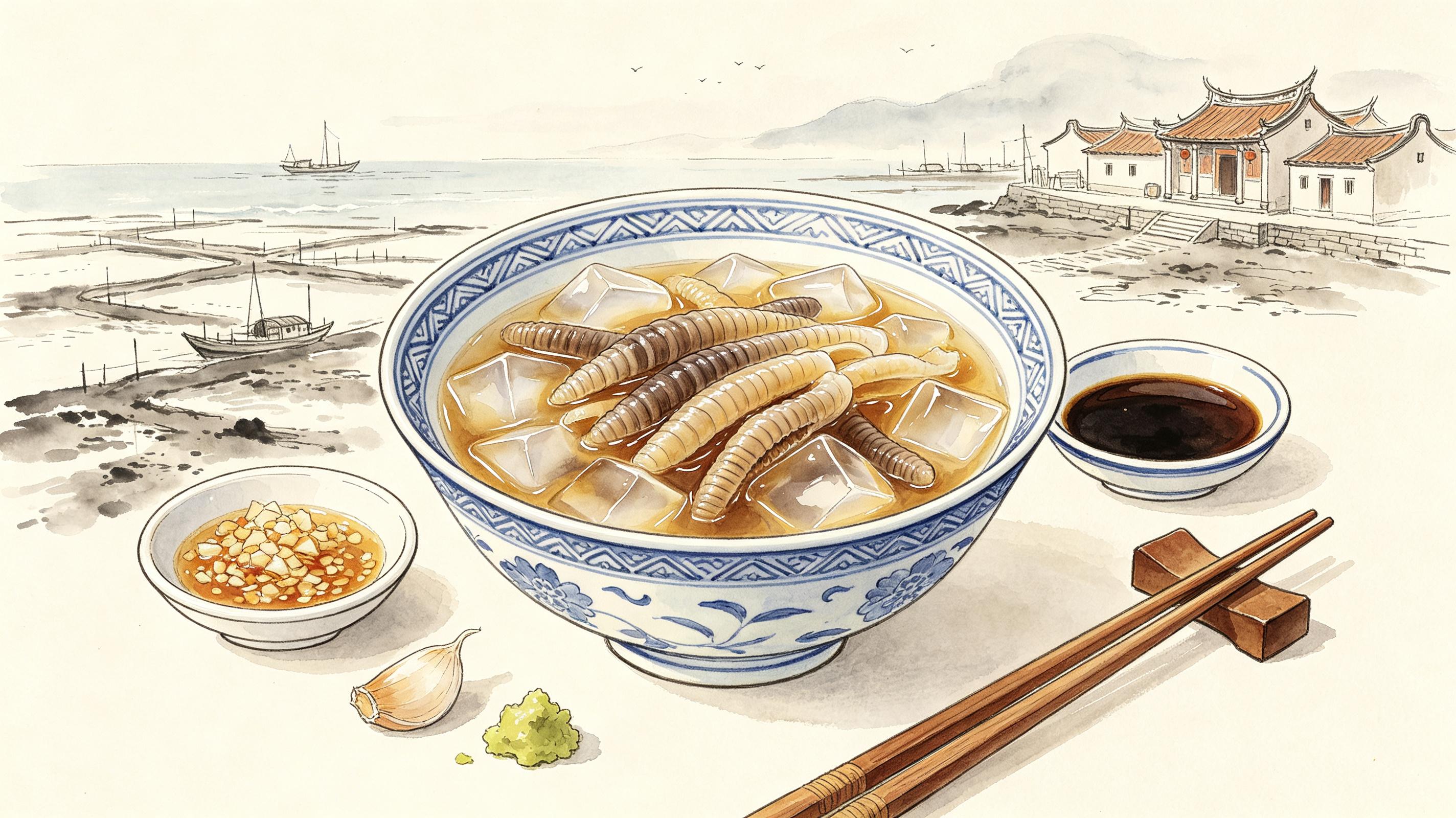 土笋冻民间故事_网红菜为什么像黑暗料理那样,_泉州土笋冻历史